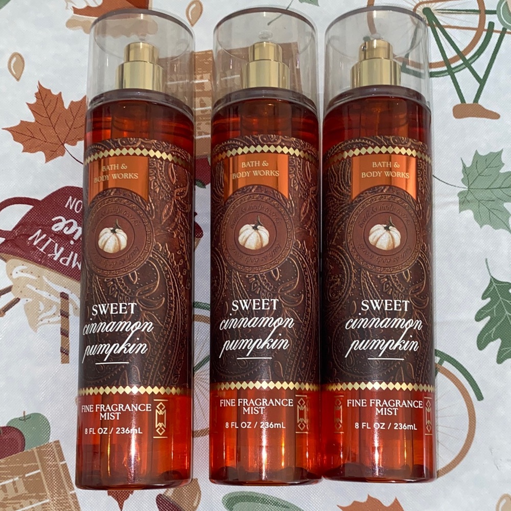 Bath and body works sweet cinnamon pumpkin fragrance mist